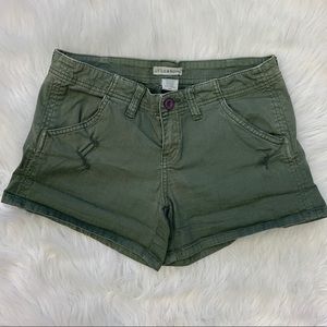 Billabong Army Green Distressed Shorts 5